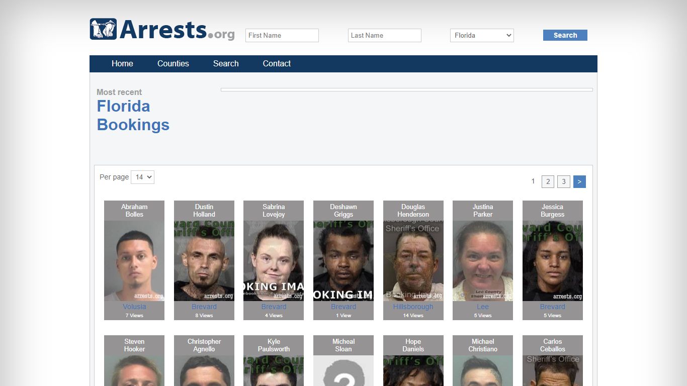 Florida Arrests and Inmate Search