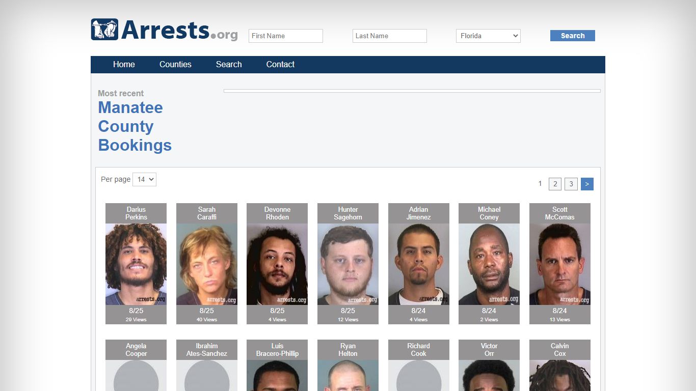 Manatee County Arrests and Inmate Search